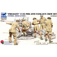 17/25 pdr Anti-Tank Gun Crew Set von Bronco Models