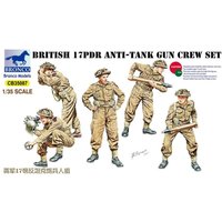 17pdr Anti-Tank Gun Crew Set von Bronco Models