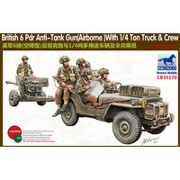 6 Pdr Anti-Tank Gun(Airborne)With 1/4Ton von Bronco Models