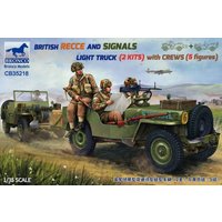 British Reece and Signals Light Truck (2 Kits) with Crews von Bronco Models