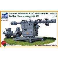 German Telemeter KDO Mod.40 w/Sd.Anh 52 Trailer (Kommando-Ger?t 40) von Bronco Models