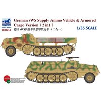 German sWS Supply Ammo Vehicle & Armored Cargo Version (2 in 1) von Bronco Models