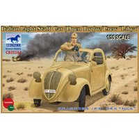 Italian Light Staff Car(Open Top) w/Crew Libya von Bronco Models