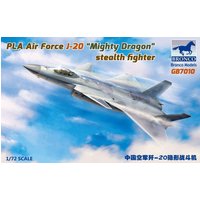 PLA Air Force J-20 Mighty Dragon stealth fighter von Bronco Models