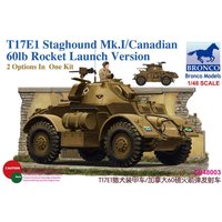 T17E1 Staghound Mk.I/Canadian 601b Rocke Launch Version - 2 Options In One Kit von Bronco Models