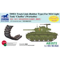 T85E1 Track Link (Rubber Type) For M24 Light Tank Chaffee (Workable von Bronco Models
