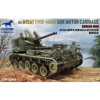 US M19A1 Twin 400mm Gun Motor Carriage Korean War von Bronco Models