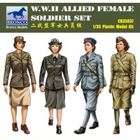 WW II Allied Female Soldier Set(4 Fig.) von Bronco Models
