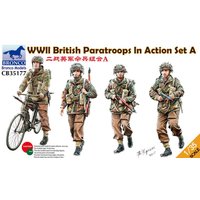 WWII British Paratroops In Action Set A von Bronco Models