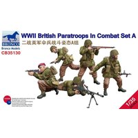 WWII British Paratroops in Combat Set A von Bronco Models