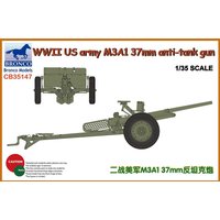 WWII US Army M3A1 37mm Anti-Tank Gun von Bronco Models