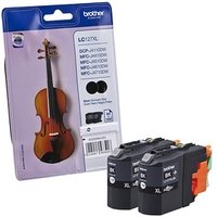 brother LC-127XLBK schwarz Druckerpatronen, 2er-Set brother LC-127XLBK schwarz Druckerpatronen, 2er-Set von Brother