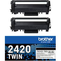 brother TN-2420TWIN schwarz Toner, 2er-Set brother TN-2420TWIN schwarz Toner, 2er-Set von Brother