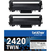 brother TN-2420TWIN  schwarz Toner, 2er-Set von Brother