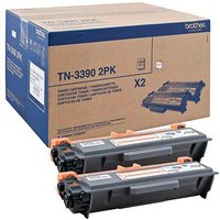 brother TN-3390 schwarz Toner, 2er-Set brother TN-3390 schwarz Toner, 2er-Set von Brother