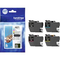 brother LC-421VAL schwarz, cyan, magenta, gelb Druckerpatronen, 4er-Set brother LC-421VAL schwarz, cyan, magenta, gelb Druckerpatronen, 4er-Set von Brother