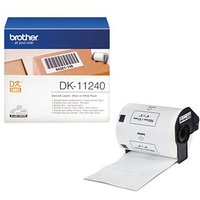 brother Endlosetikettenrolle für Etikettendrucker DK11240 weiß, 102,0 x 51,0 mm, 1 x 600 Etiketten von Brother