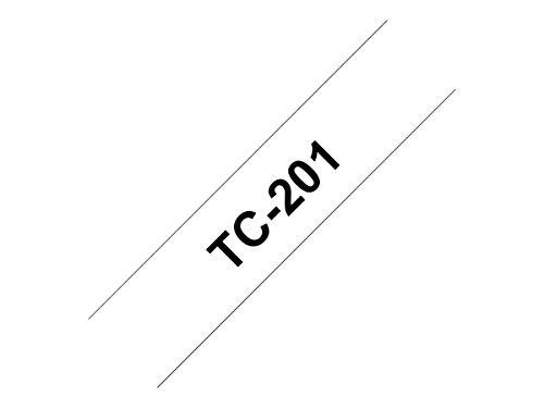 Brother© TC-Schriftbandkassetten, laminiert Gr”áe: 12 mm x 7,7 m (B x L) schwarz auf weiá von Brother