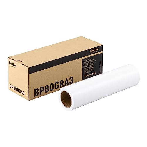 Brother BP80GRA3 Fotopapierrolle, glänzend, 297 mm x 10 m Brother BP80GRA3 Fotopapierrolle, glänzend, 297 mm x 10 m von Brother