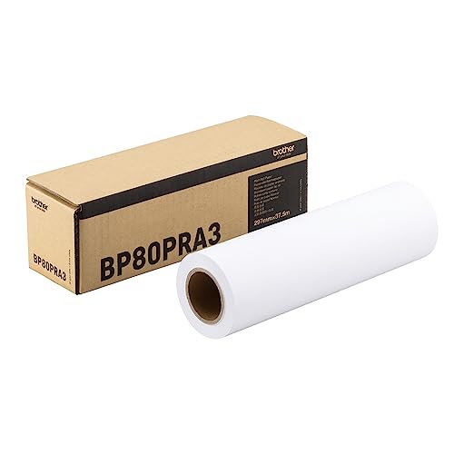 Brother BP80PRA3 Hochwertiges normales Rollenpapier, 297 mm x 37,5 m von Brother