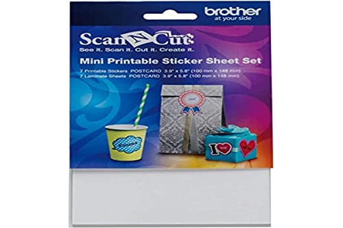 Brother Bedruckbares Etikettenpapier Mini (100 x 148 mm), CAPSSMINI1 von Brother