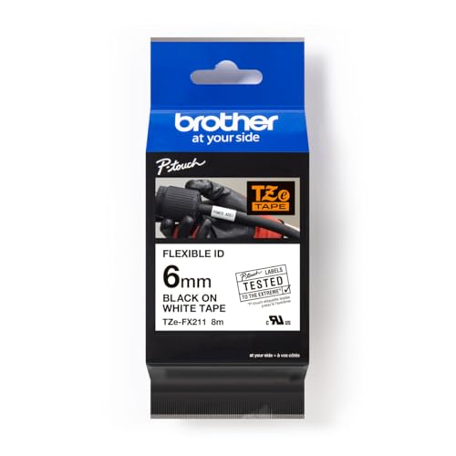 Brother Beschriftungsband Schwarz für, für Serie E 550 W VP, H 100 LB, H 100 R, H 101 GB, H 105, H 105 WB, H 107 B, H Brother Beschriftungsband Schwarz für, für Serie E 550 W VP, H 100 LB, H 100 R, H 101 GB, H 105, H 105 WB, H 107 B, H von Brother
