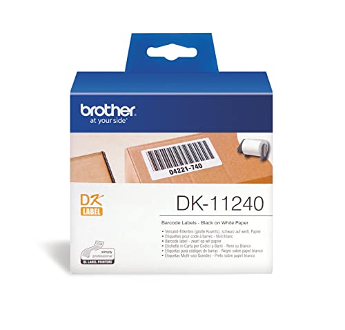 Brother DK11240 Versand-Etiketten Schwarz,weiß 102 x 51 mm von Brother