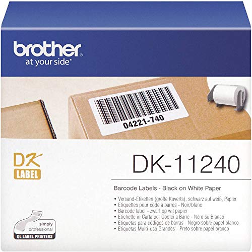 Brother DK11240 Versand-Etiketten Schwarz,weiß 102 x 51 mm von Brother