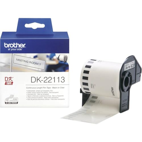 Brother Endlos-Etikett (Film) klar, 62mm x 15,24m, DK-22113 von Brother