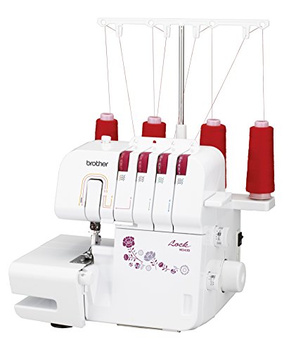 Brother M343D Overlock-Nähmaschine, 29 x 34 x 30 cm, Weiß / Rot Brother M343D Overlock-Nähmaschine, 29 x 34 x 30 cm, Weiß / Rot von Brother