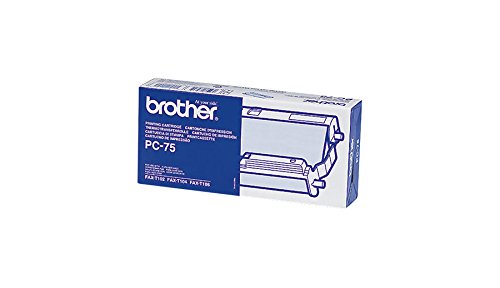 Brother Mehrfachkassette inkl. Farbband PC-75, für Fax T102,104,106 von Brother