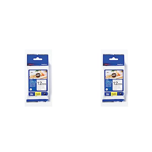 Brother Original P-touch Schriftband TZe-231S (kompatibel mit Brother P-touch PT-H100LB/R, H105, E100/VP, D200/BW/VP, D210/VP) (Packung mit 2) von Brother