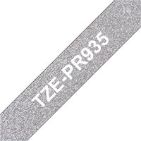 Brother P-touch Premium Schriftband, 12 mm - Weiß auf Glitzer-Silber Brother P-touch Premium Schriftband, 12 mm - Weiß auf Glitzer-Silber von Brother