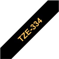 Brother P-touch Schriftband, 12 mm - Gold auf Schwarz Brother P-touch Schriftband, 12 mm - Gold auf Schwarz von Brother