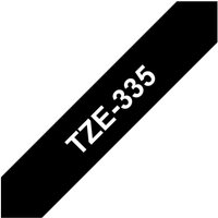 Brother P-touch Schriftband, 12 mm - Weiß auf Schwarz Brother P-touch Schriftband, 12 mm - Weiß auf Schwarz von Brother