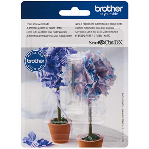 Brother ScanNCut DX Thin Fabric Auto Blade CADXBLDQ1, Zubehörklinge für Brother Schneidemaschinen, schneidet Stoffe 0,25–0,5 mm dick, zum Quilten von Teilen, Applikationen und mehr Brother ScanNCut DX Thin Fabric Auto Blade CADXBLDQ1, Zubehörklinge für Brother Schneidemaschinen, schneidet Stoffe 0,25–0,5 mm dick, zum Quilten von Teilen, Applikationen und mehr von Brother