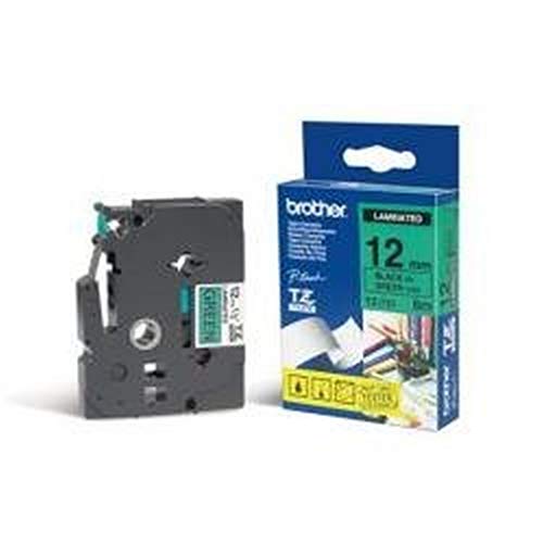 Brother Schriftbandkassette TZ731 12mm green/black von Brother