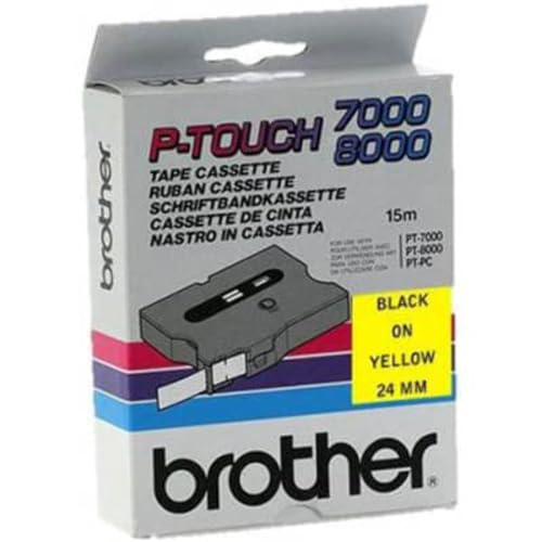 Brother TX-651 Thermodirektdrucktechnologie Schwarz/Gelb von Brother