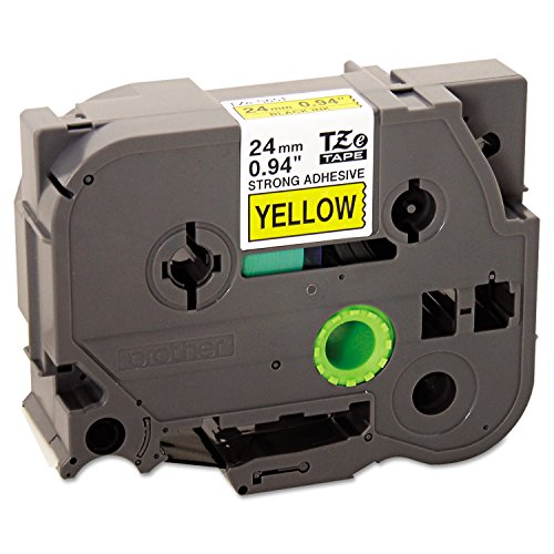 Brother TZE-S651 P-touch TZE-S651 Klebeband, 2,5 cm breit, extra starkes laminiertes Klebeband, Schwarz auf Gelb, laminiert für den Innen- und Außenbereich, wasserabweisend, 24 mm x 8 m, TZES651 Brother TZE-S651 P-touch TZE-S651 Klebeband, 2,5 cm breit, extra starkes laminiertes Klebeband, Schwarz auf Gelb, laminiert für den Innen- und Außenbereich, wasserabweisend, 24 mm x 8 m, TZES651 von Brother