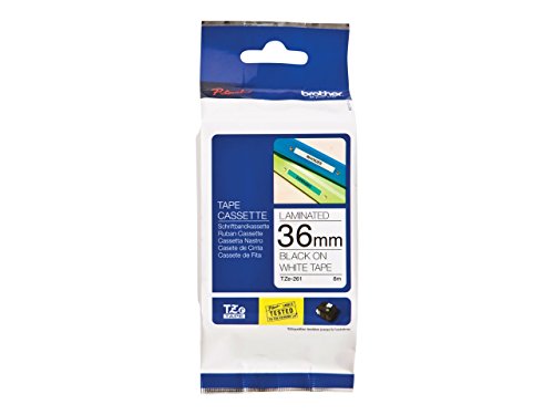Brother TZE261CIV Schriftband laminiert für PTOUCH 36mm 8m weiß-schwarz Brother TZE261CIV Schriftband laminiert für PTOUCH 36mm 8m weiß-schwarz von Brother