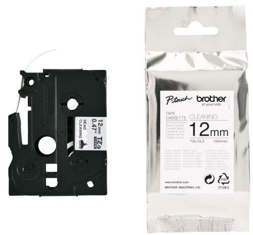 Brother TZECL3 Reinigungsband 100 Cleanings, 12 mm Brother TZECL3 Reinigungsband 100 Cleanings, 12 mm von Brother