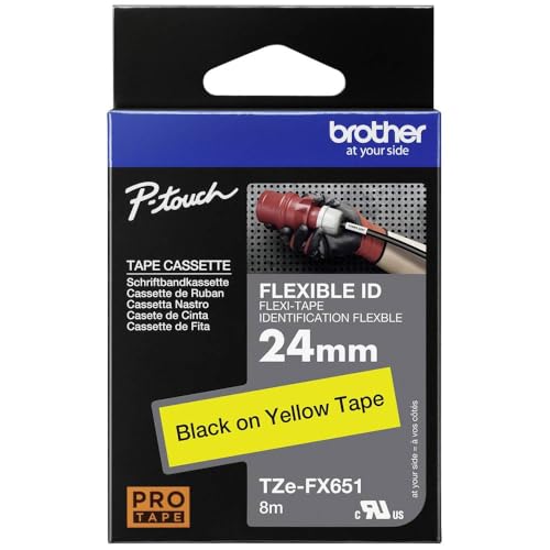 Brother TZEFX651 Thermodirektdrucktechnologie Schwarz/Gelb Brother TZEFX651 Thermodirektdrucktechnologie Schwarz/Gelb von Brother