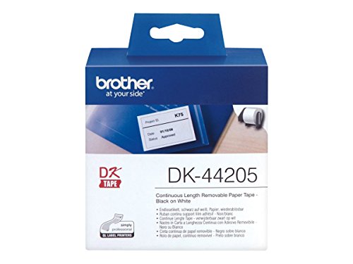 Original Brother DK-44205 /, Premium Schriftbänder, Weiß von Brother