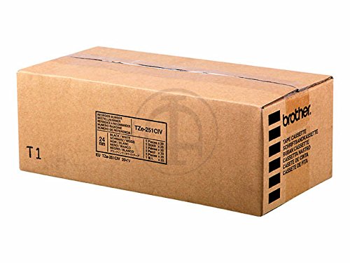 TZE251CIV BROTHER PTOUCH 24mm WEISS-SCHWARZ Schriftband 8m laminiert 20 Stück TZE251CIV BROTHER PTOUCH 24mm WEISS-SCHWARZ Schriftband 8m laminiert 20 Stück von Brother