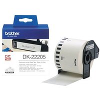 1 brother Endlospapierrolle für Etikettendrucker DK-22205 weiß 62,0 mm x 30,48 m von Brother