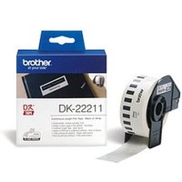 1 brother Endlosetikett für Etikettendrucker DK-22211 weiß 29,0 mm x 15,24 m von Brother