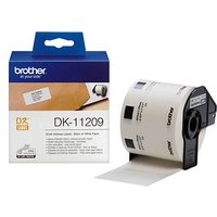 brother Endlosetikettenrolle für Etikettendrucker DK11209 weiß, 29,0 x 62,0 mm, 1 x 800 Etiketten von Brother