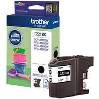 brother LC-221BK schwarz Druckerpatrone brother LC-221BK schwarz Druckerpatrone von Brother