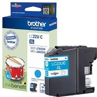 brother LC-22UC cyan Tintenpatrone brother LC-22UC cyan Tintenpatrone von Brother