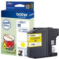 brother LC-22UY gelb Tintenpatrone brother LC-22UY gelb Tintenpatrone von Brother